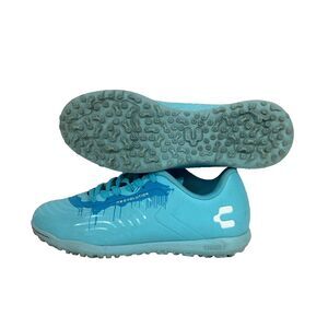 Charly Neovolution PFX FG - Men's Size 8 - Sky Blue Soccer Cleats - 1086279